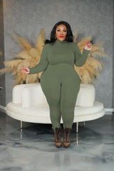 Olive Green Lonnie Catsuit
