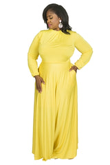 Yellow Orna Maxi Dress