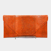 Orange Envelope Clutch