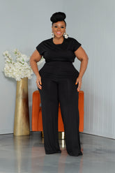 Black Haven Pant Set