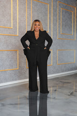 Black Boss Babe Suit