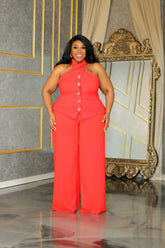 Orange Imani Pant Set