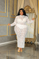 White Spice Things Up Dress