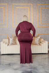 Raisin Diva Drape Skirt Set