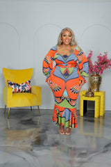 Tulum Sunset Midi Dress