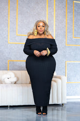 Black I Keep Fallen Dress