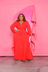 Red LaShun Skirt Set