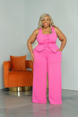Pink Olivia Pope Pant Set