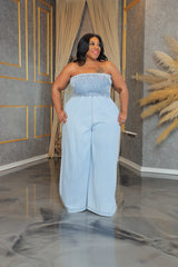 Twist Of Denim Jumpsuit