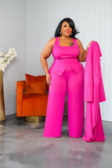 Pink Sarah Pant Suit