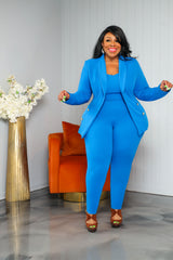 Blue Celine Pant Suit