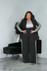 Black Glam Side Suit