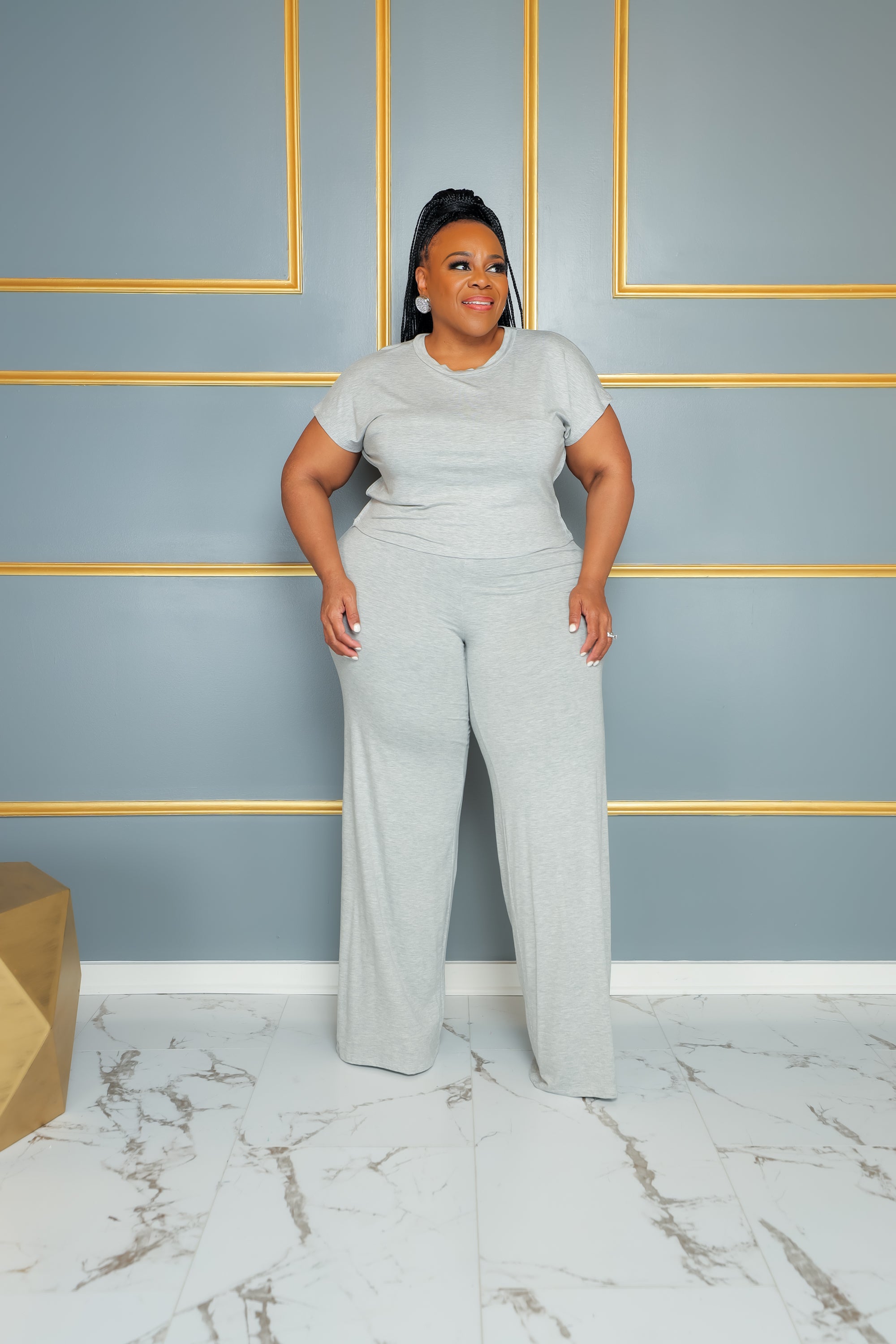 Grey Relax Vibes Pant Set