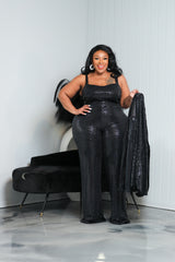 Black Shimmer Delight Suit