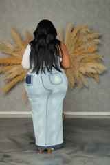 Easily Spotted Denim Skirt