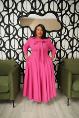 Pink Amy Bow Dress