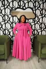 Pink Amy Bow Dress