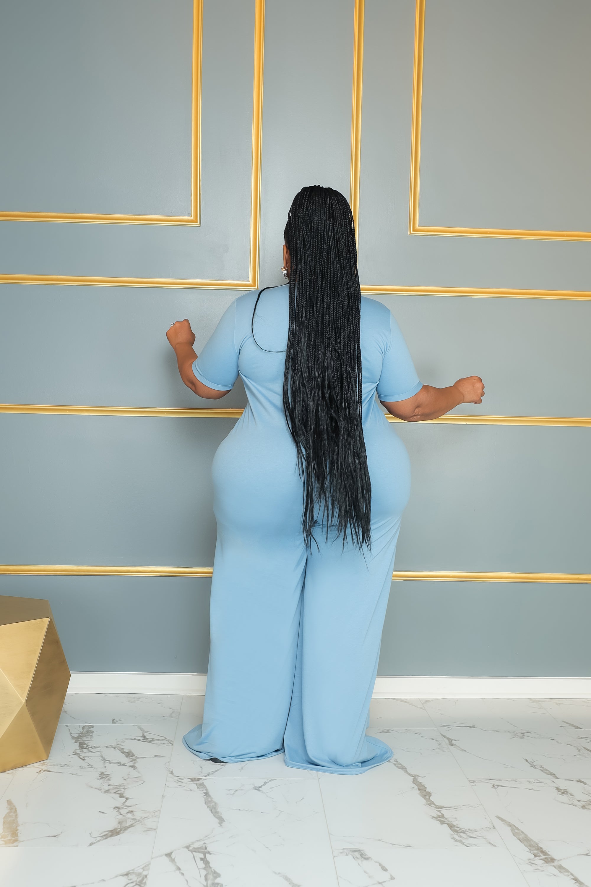 Sky Blue Casual Moment Jumpsuit