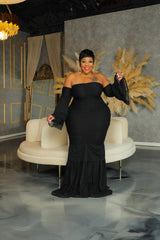 Black High Expectations Gown