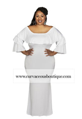 White Layer Dress