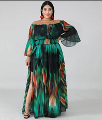 Green Ombre Dress