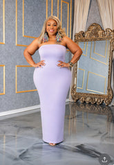 Lilac Rhianna Tube Dress
