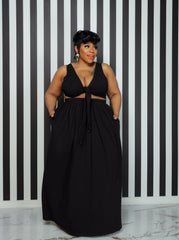 Black Y-Not Skirt Set