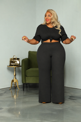 Black Rylee Rib Set