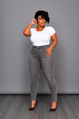 Grey Basic Jeans