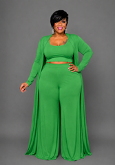 Green Nita Duster Set