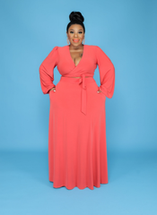 Orange Skirt Set
