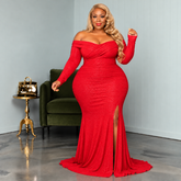 Red Evening Awaits Gown