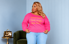 Pink Good Heart Sweatshirt