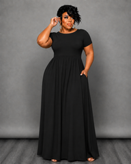 Black Flare Dress