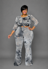 Grey Tye Dye Set