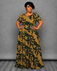 Camouflage Tunic Dress