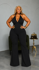 Black Becca Flare Jumpsuit