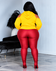 Mustard Queen Of Curves Sweatshirt