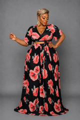 Black Garden Skirt Set