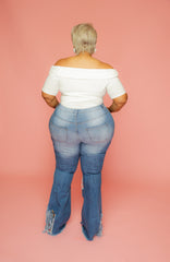 Blue Ripped Apart Jeans