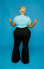 Ocean Blue Queen of Curves Tee