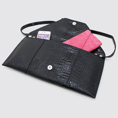 Black Envelope Clutch