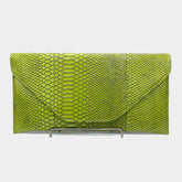 Olive Green Envelope Clutch