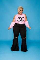 Pink Curvaceous Cutie Sweatshirt