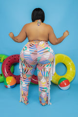 In Color Striped Swimwear