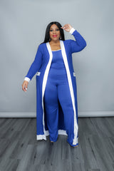 Royal Blue Farrah Pant Set
