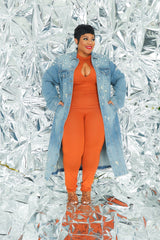 Rust Triple Threat Catsuit