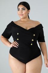 Black Sailor Body-Suit