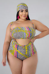 Chain Print Swim Set