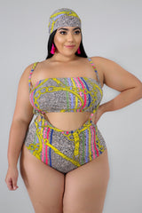 Chain Print Swim Set